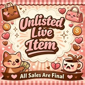 Unlisted Live Item